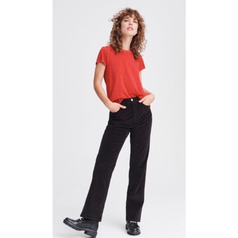 Rag & Bone Ruth Super High Rise Jeans in Black- Size 27.